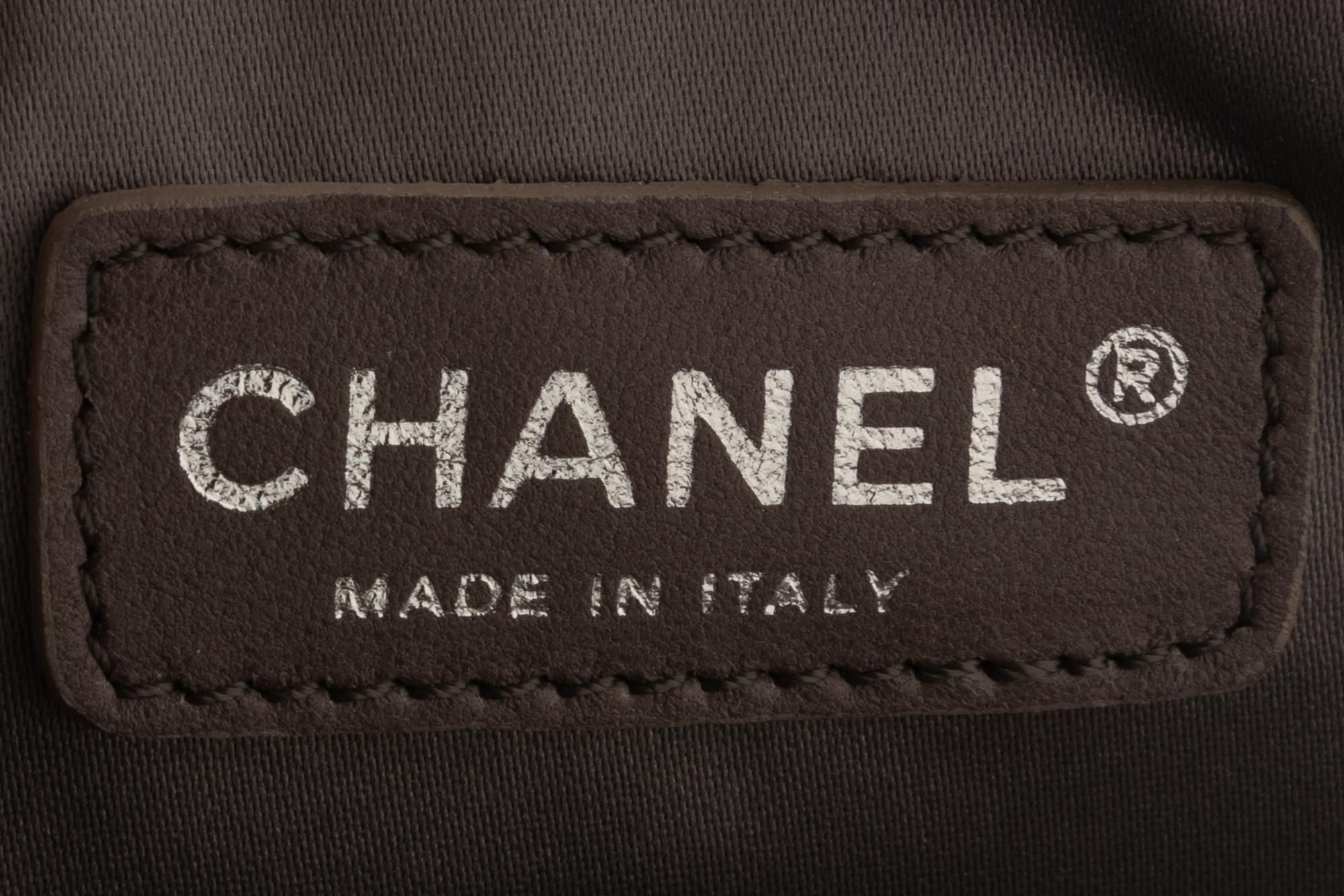 Chanel Die-Cut CC Metallic Leather Frame Clutch Bag, Spring 2008
