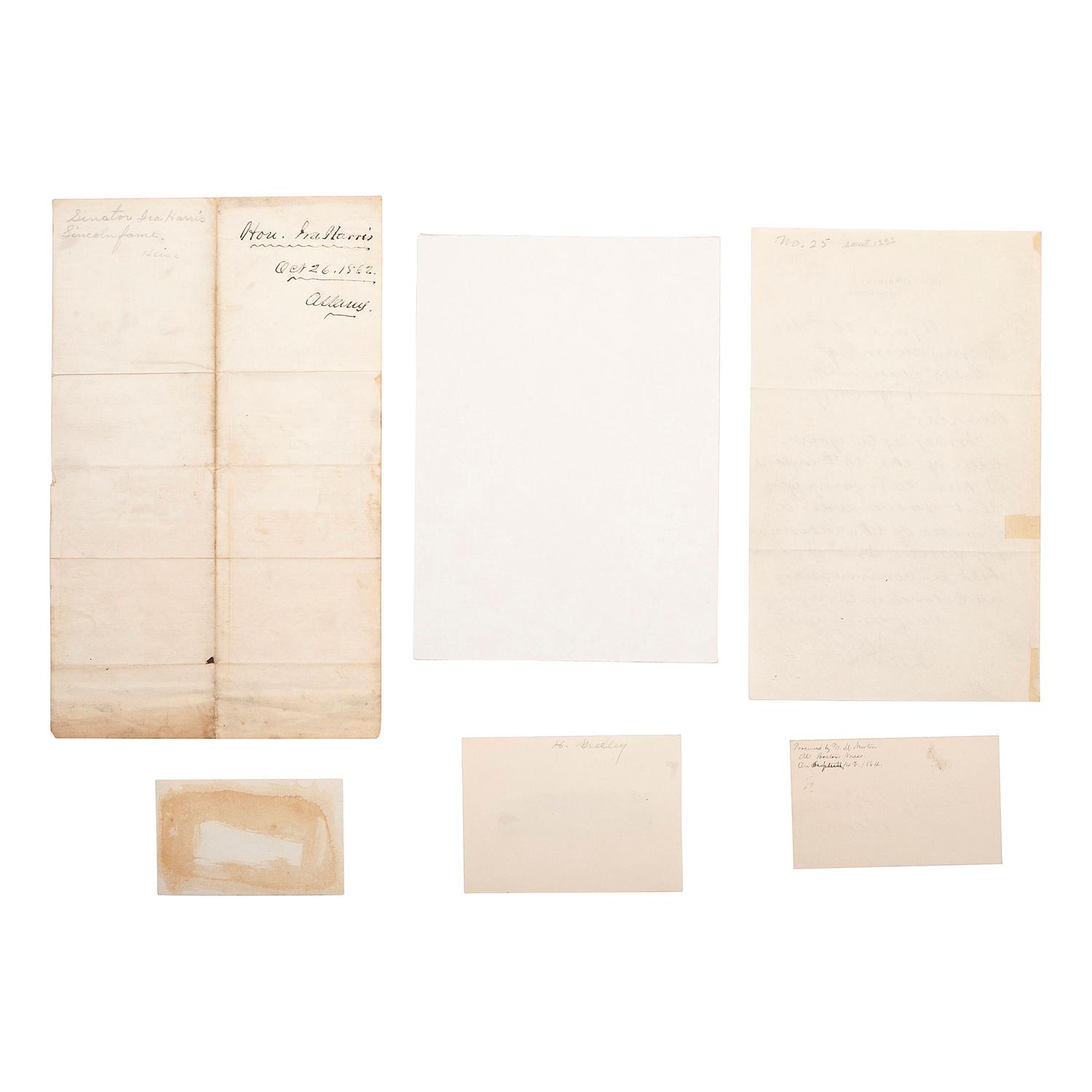 [AUTOGRAPHS & MANUSCRIPTS] -- [POLITICS].