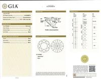 Diamond, Platinum, and 14K Gold Ring 2.86 Carat Round Brilliant Diamond, GIA Certified