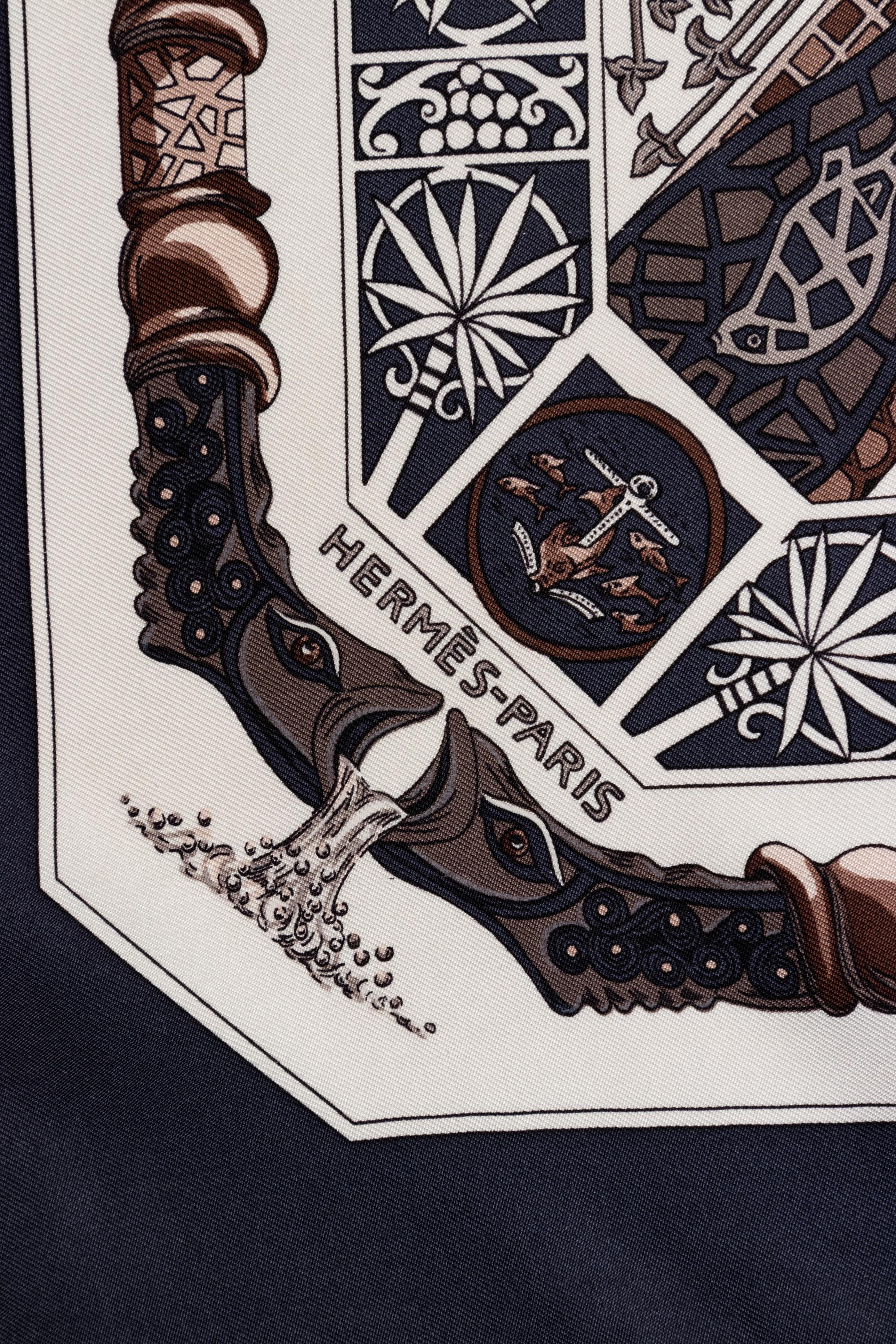 Three Hermès 90cm Silk Scarf, Carré