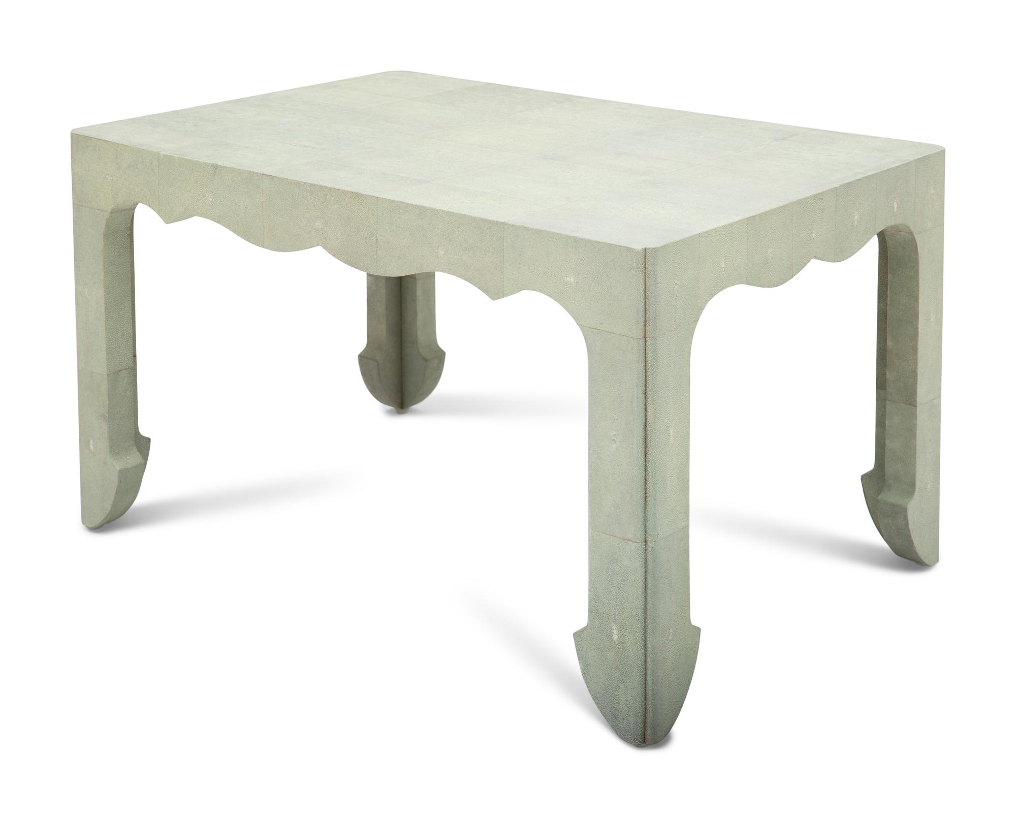 A Shagreen Veneered Low Table