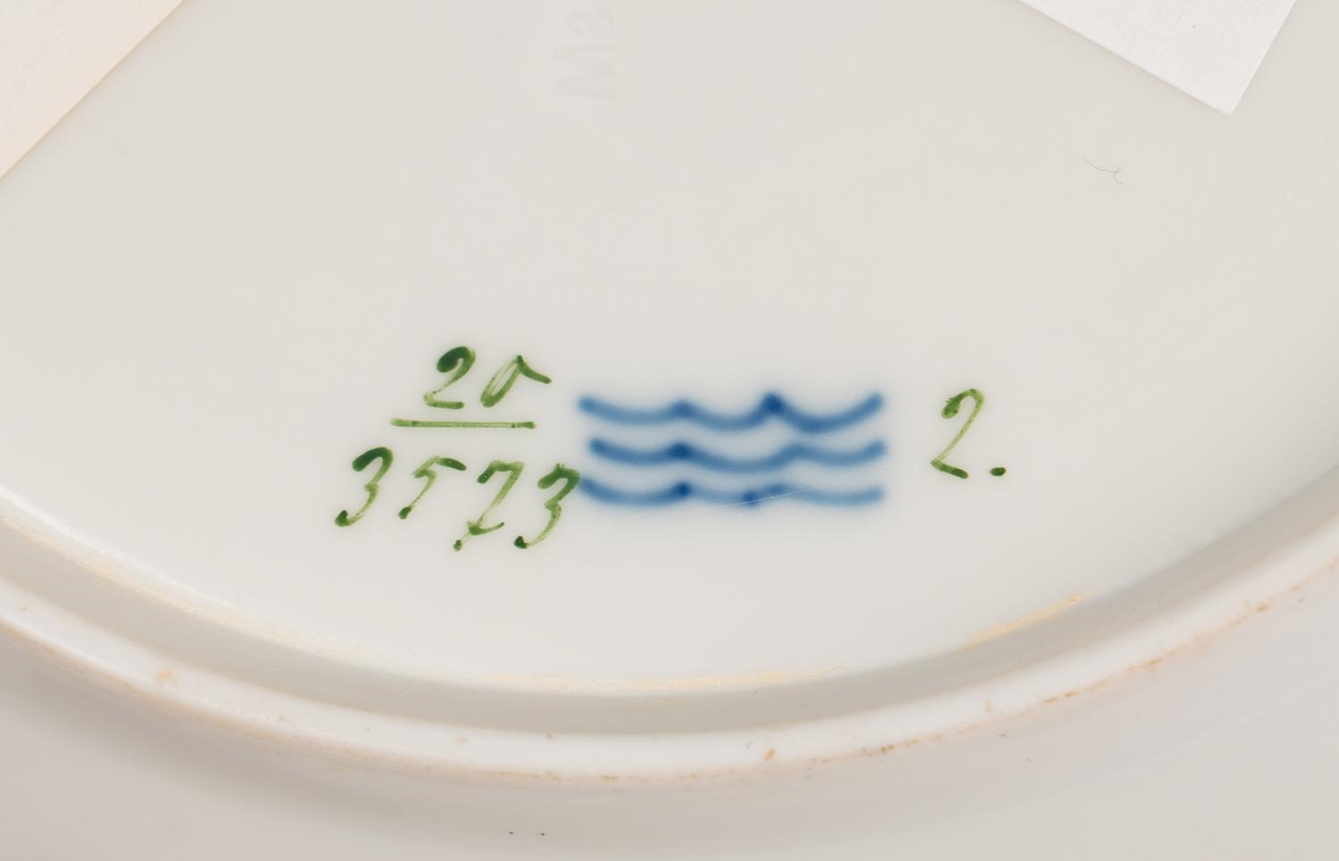 A Set of Twenty Royal Copenhagen Flora Danica Porcelain Dessert Plates