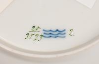 A Set of Twenty Royal Copenhagen Flora Danica Porcelain Dessert Plates