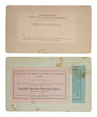 [NATIVE AMERICANS]. A group of 2 stereoviews of Ute Indians, incl. Chief Ouray.