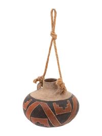 Four Mile Polychrome Pottery Canteen