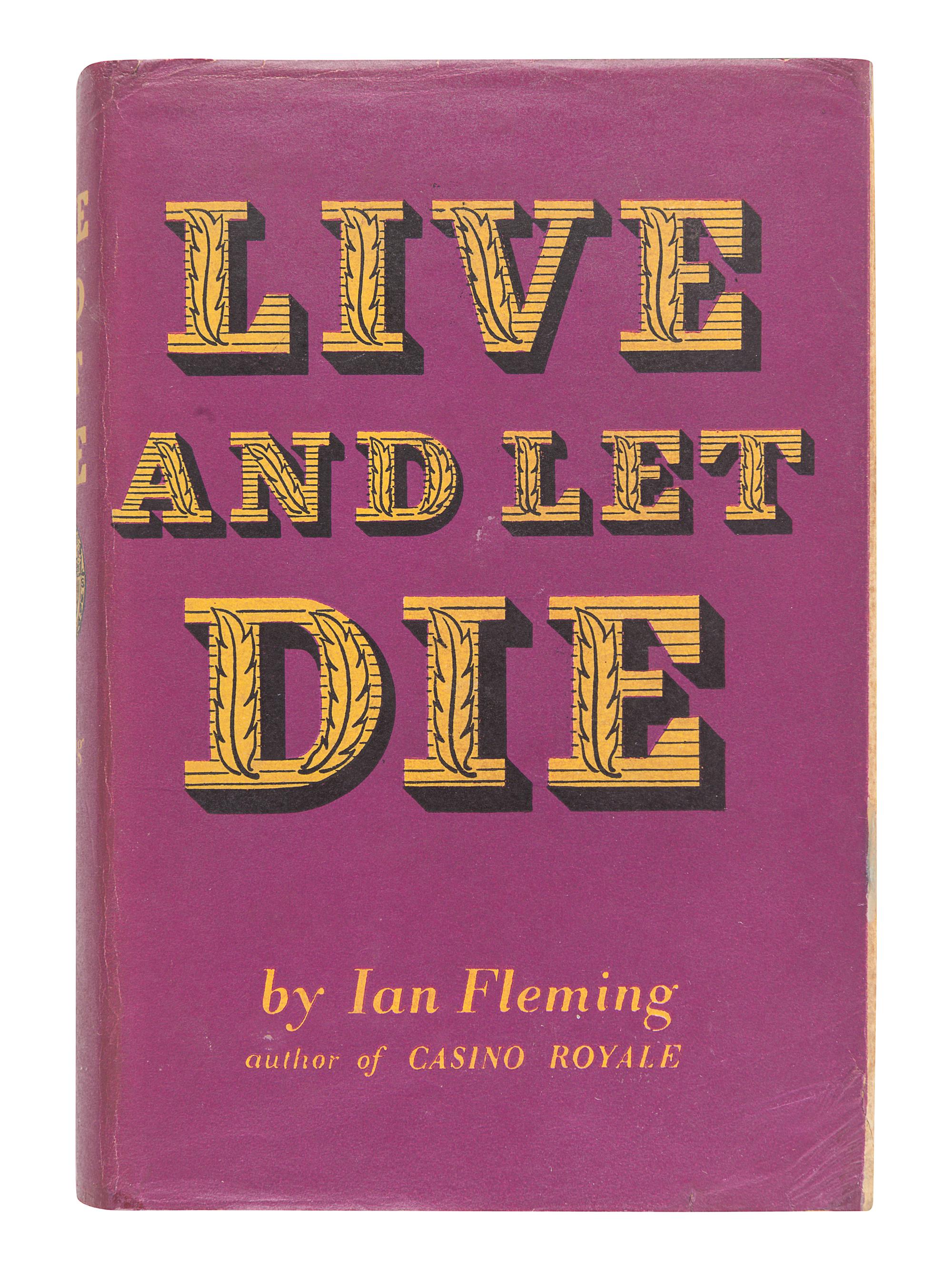 FLEMING, Ian (1908-1964). Live and Let Die. London: Jonathan Cape, 1954.