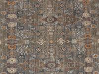 A Contemporary Fireplace-Fitted Wool Rug
