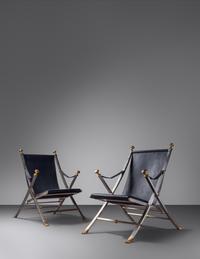 Pair of Folding Lounge Chairs