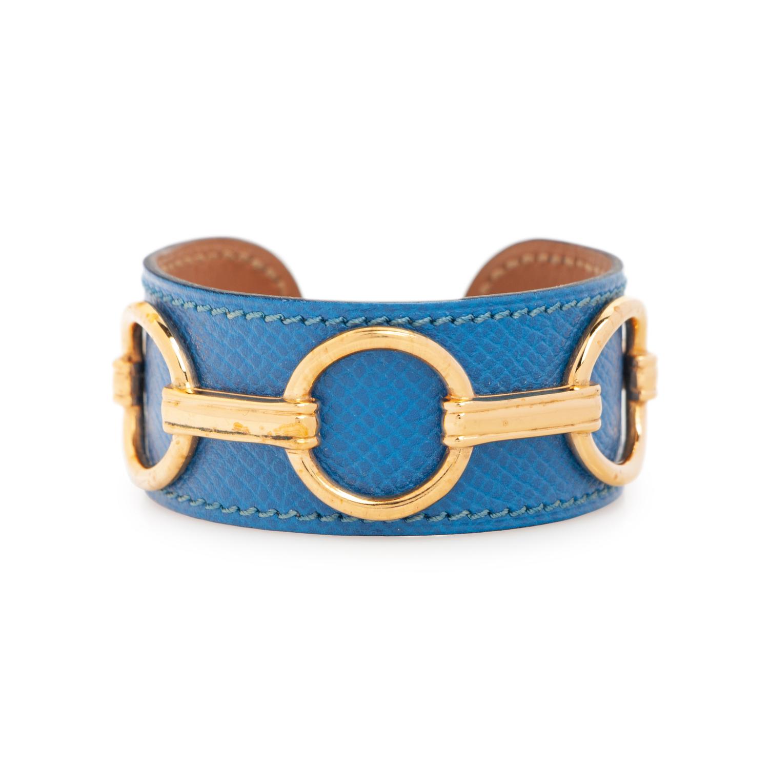 Blue Hermès Cuff