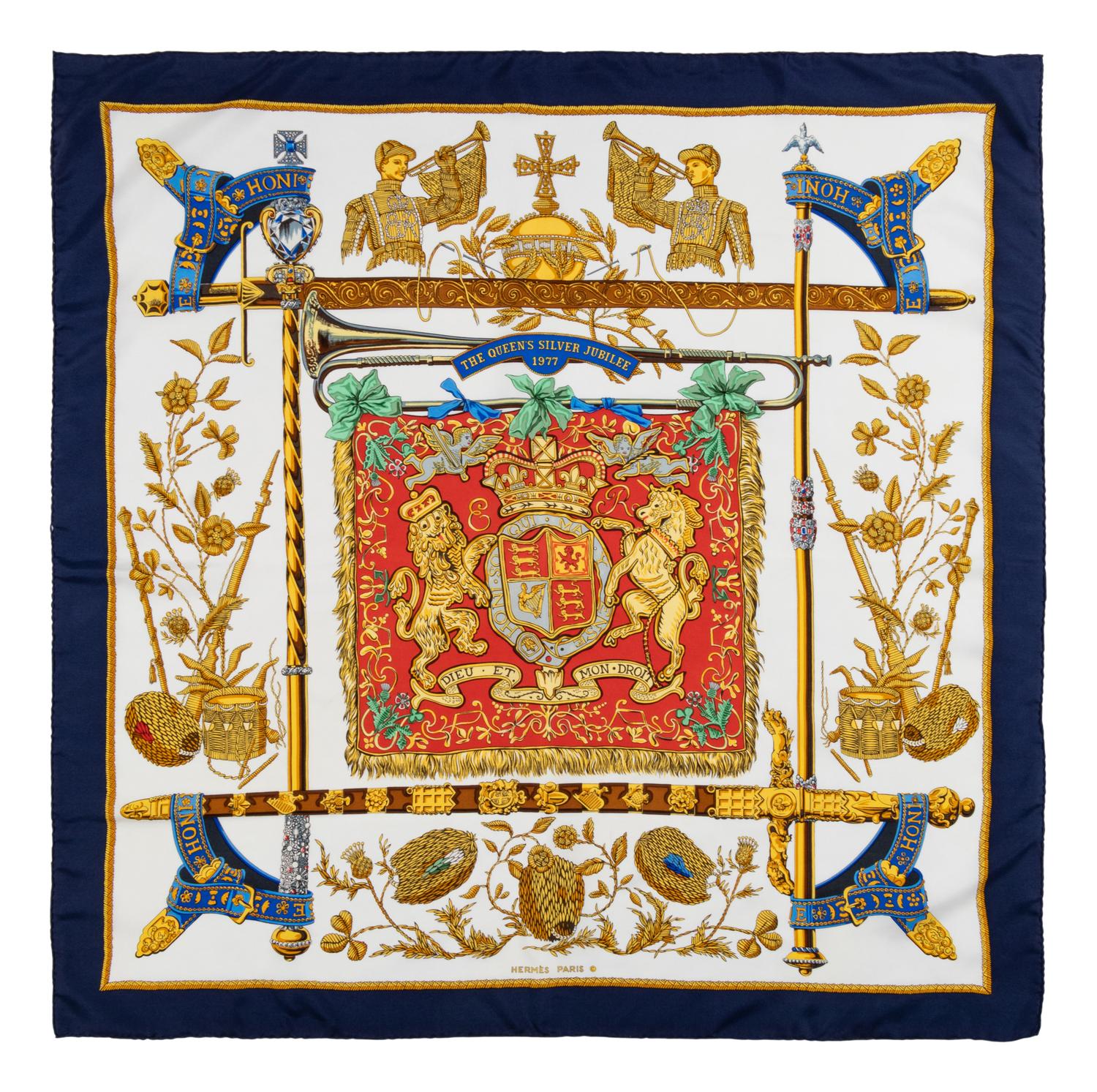 Three Hermès Scarves
