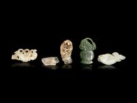Five Chinese Jade Carvings