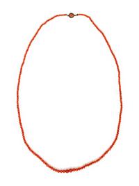 CORAL BEAD NECKLACE