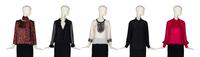 Five Designer Blouses Including Andrew Gn, Gianni Versace and Gucci