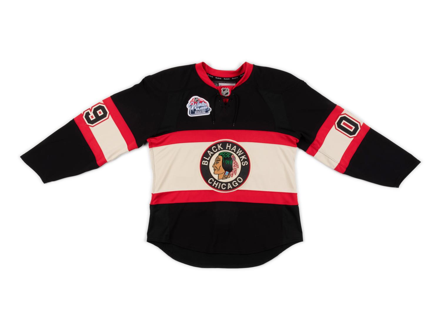 A 2009 Chicago Blackhawks Ceremonial Jersey Presented to Chicago Mayor Richard M. Daley,