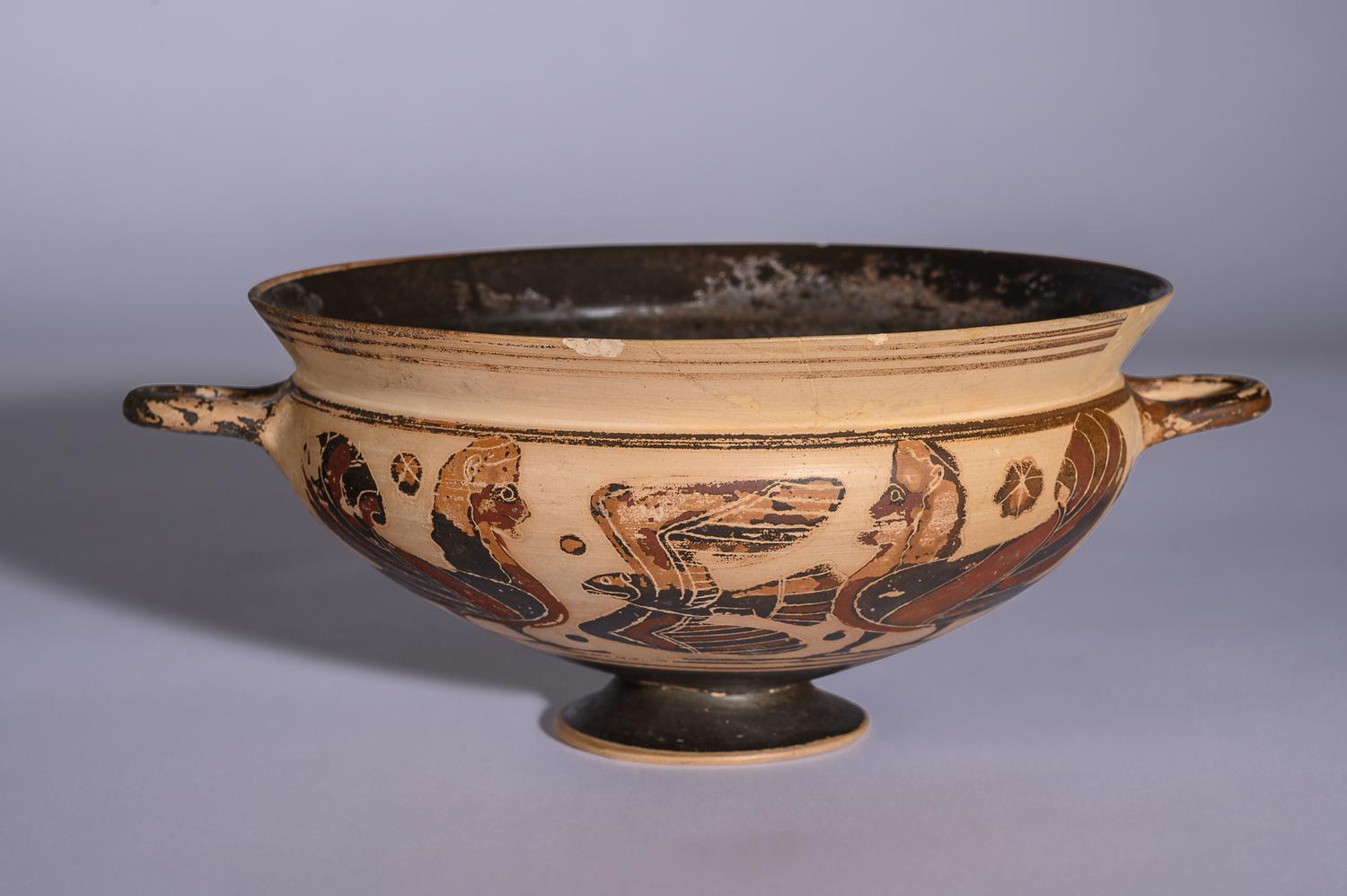 A Corinthian Black-Figured Kylix