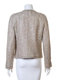 A Chanel Multicolor Boucle Shimmer Jacket, Size 40.