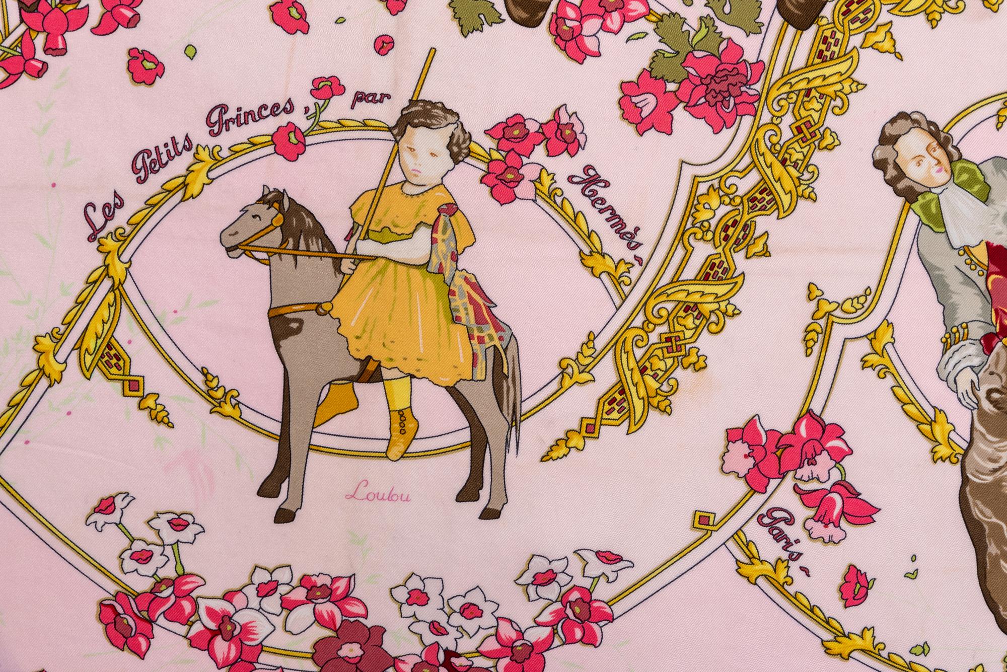 Three Hermès Silk Scarves