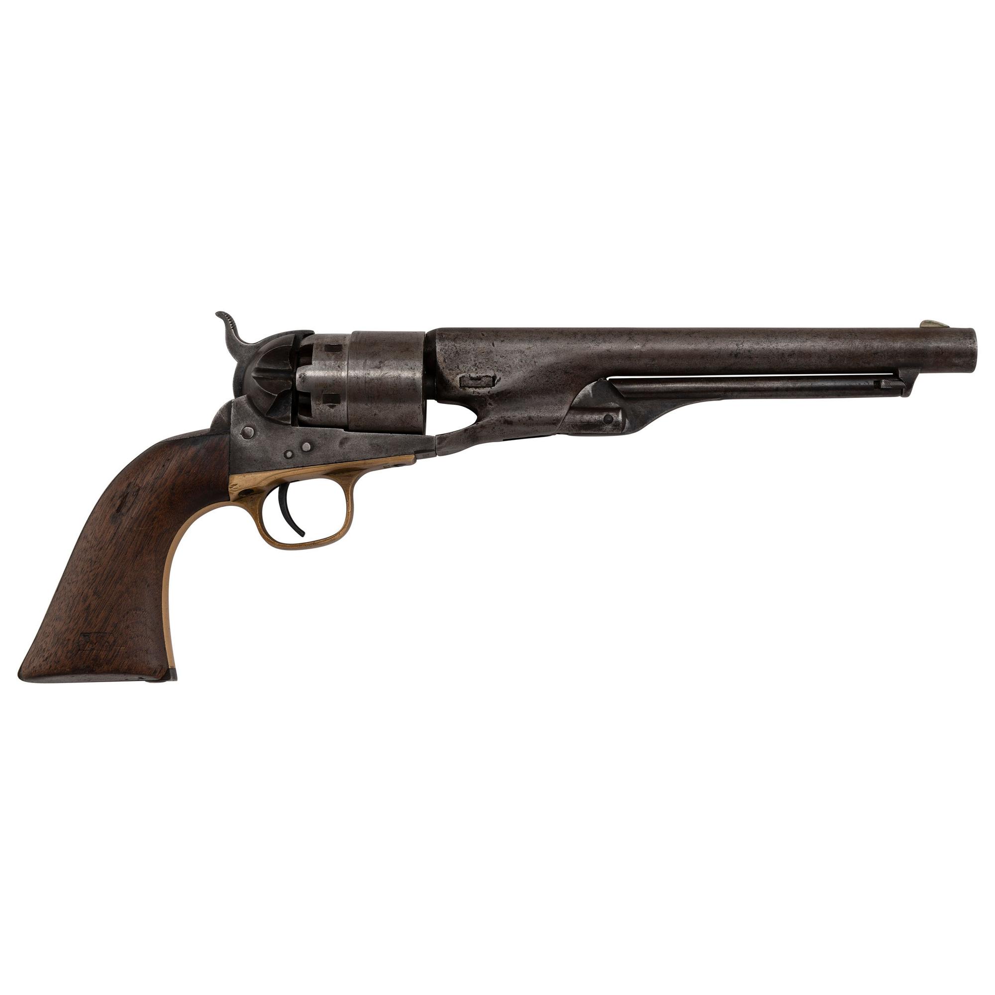 Martial Colt Model 1860 Army Revolver with Factory Letter