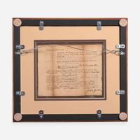 [Declaration of Independence] [Pennsylvania] Wilson, James Partially-Printed Document, signed