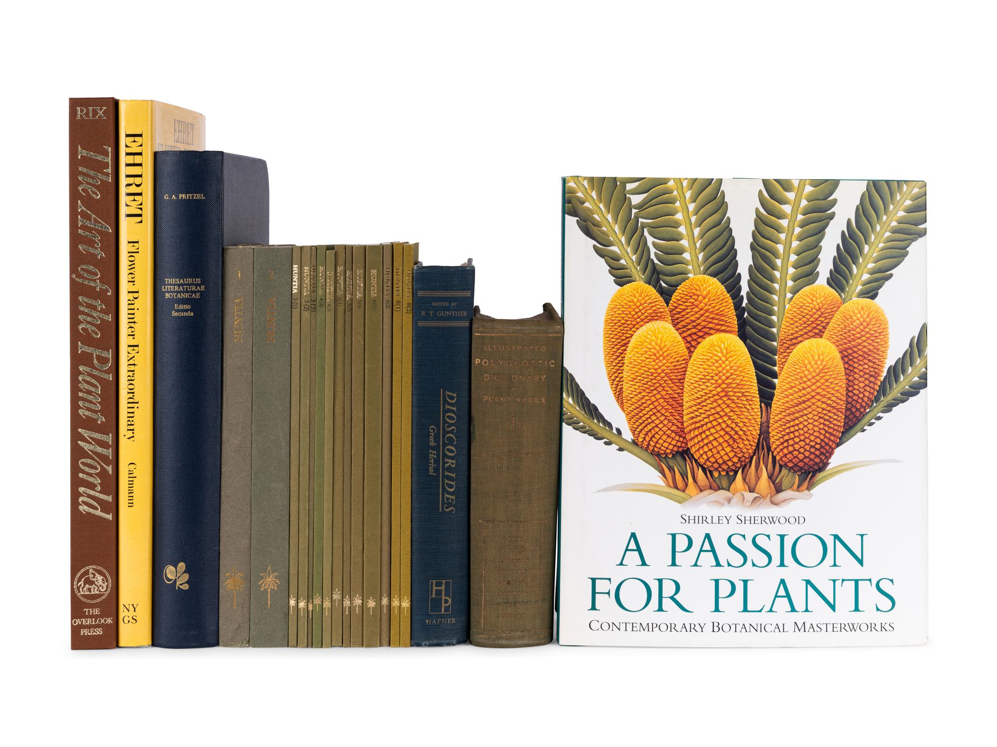 [BOTANY & HERBALS -- BIBLIOGRAPHY]. A group of 37 works, including: