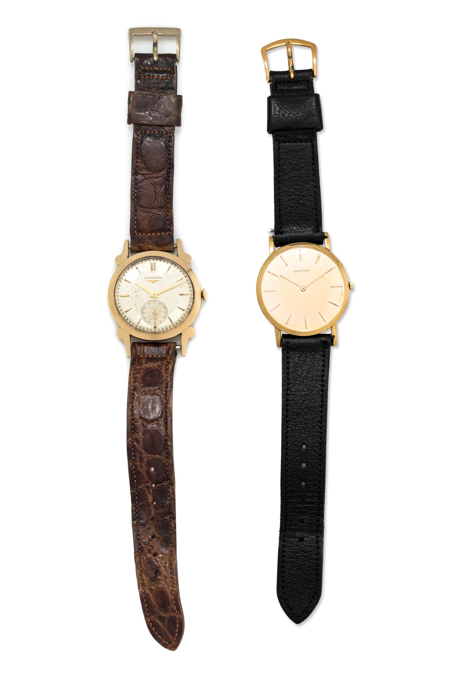 LONGINES, COLLECTION OF YELLOW GOLD WRISTWATCHES