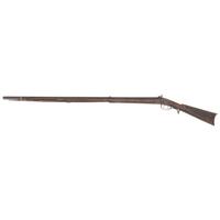 Fullstock Percussion Rifle by Conestoga Rifle Works with Applied "Hancock Richmond" Tobacco Tag Decorations