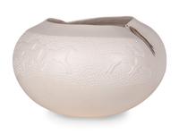 Pottery Jar, with Horses