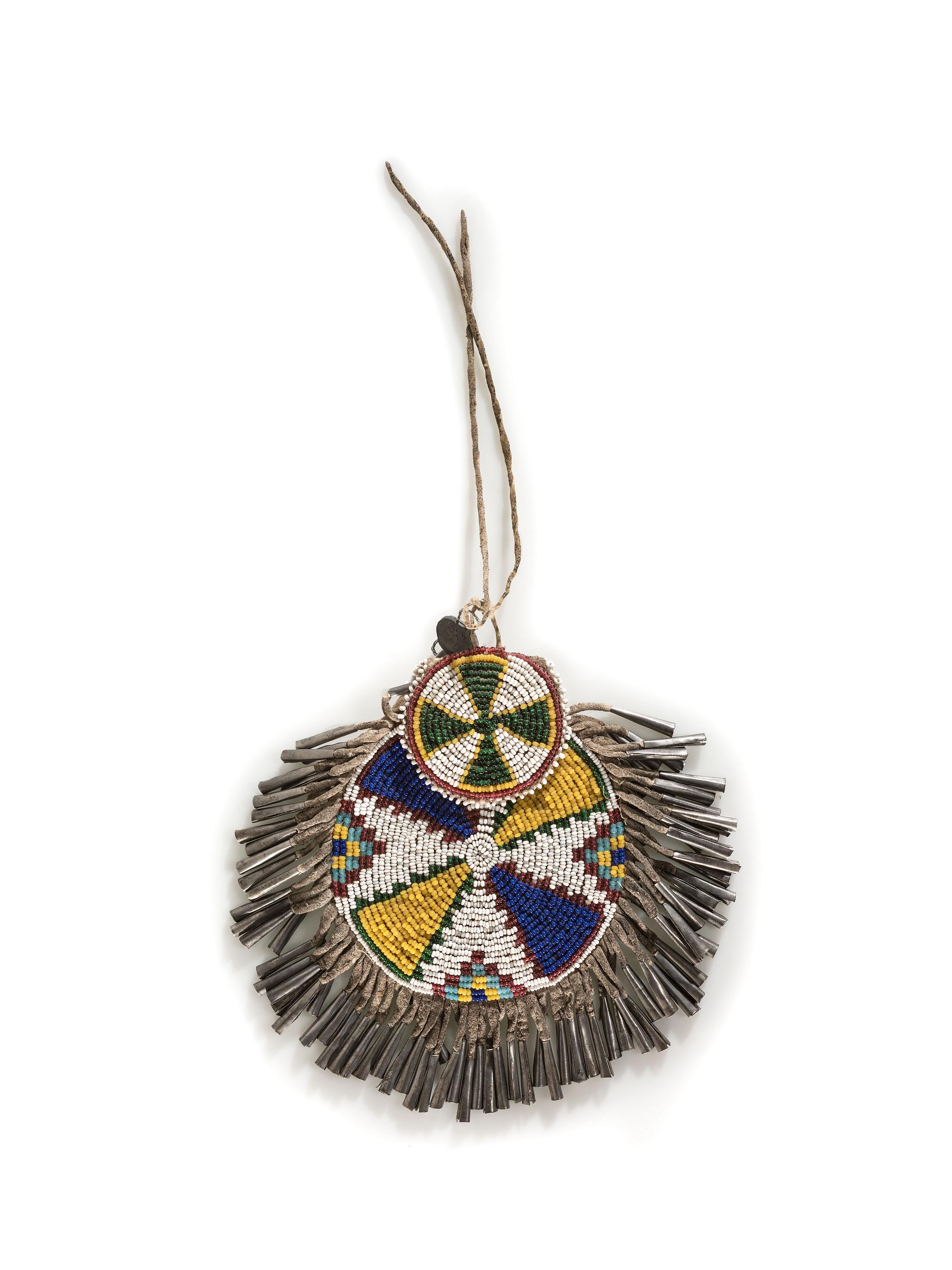 Apache Beaded Hide Strike-a-Light Bag