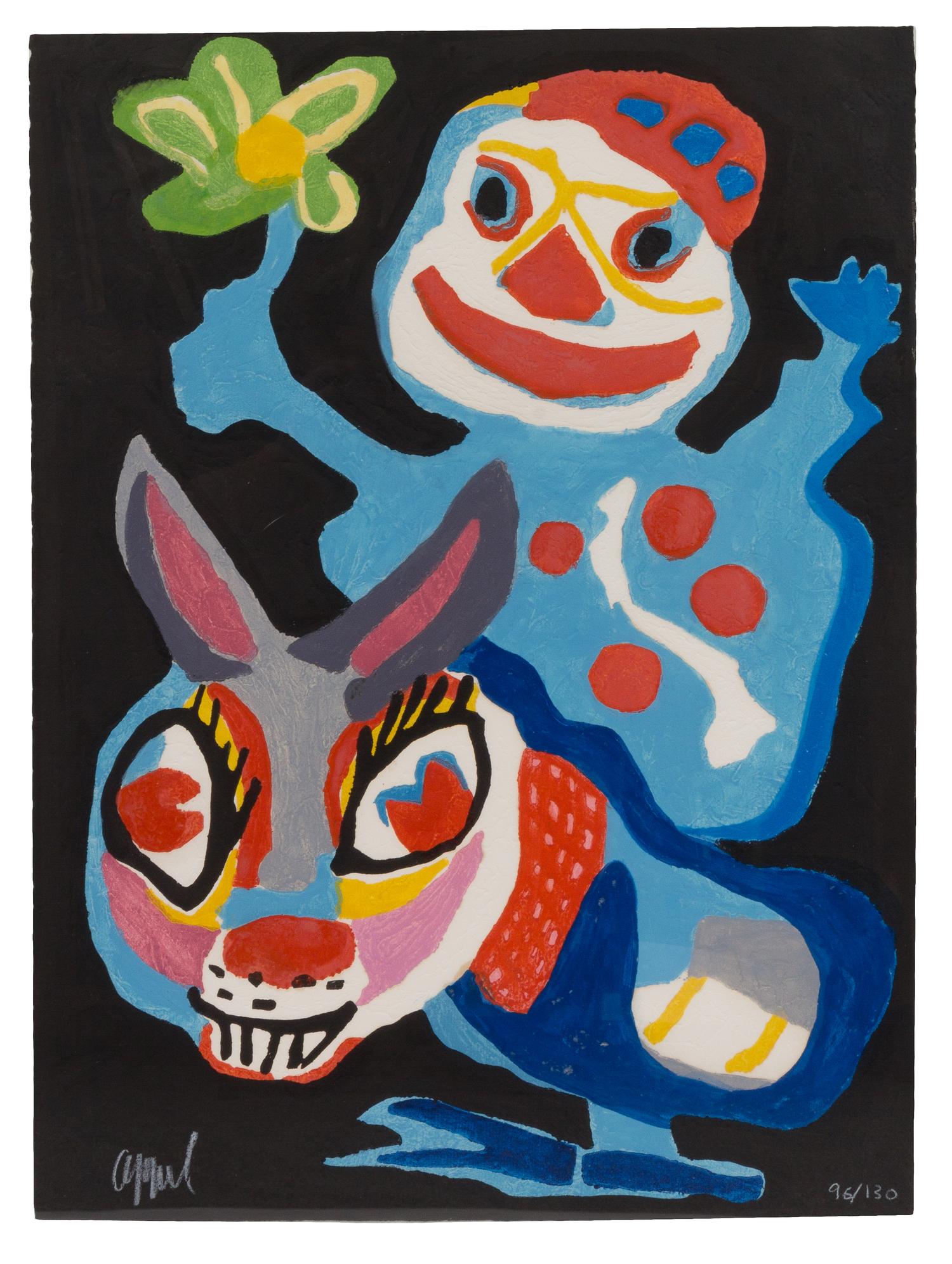 Karel Appel, (Dutch, 1921-2006), Circus (Volume I), 1978 (a group of ten prints)