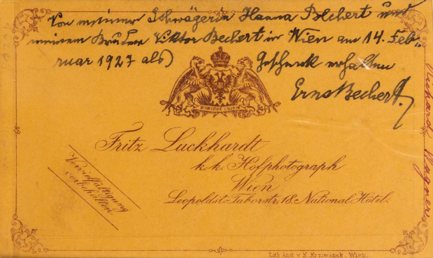 WAGNER, Richard (1813-1883). Carte de visite, signed lower margin (“Richard Wagner”), n.d.