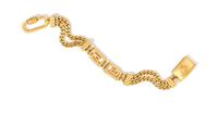 A Gianni Versace Greco Link Belt Slide Chain,, 16.25" x 1".