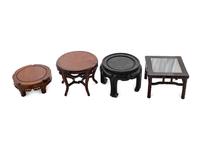 Four Chinese Wood Stands