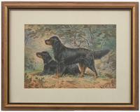 Alexander Pope (American, 1849–1924) - Untitled (Pair of Setters)