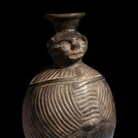 A Chimu-Moche Blackware Vessel