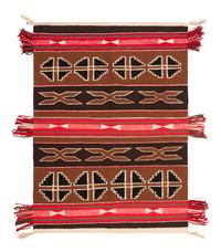 Navajo Regional Weaving, with Integrated Sashes