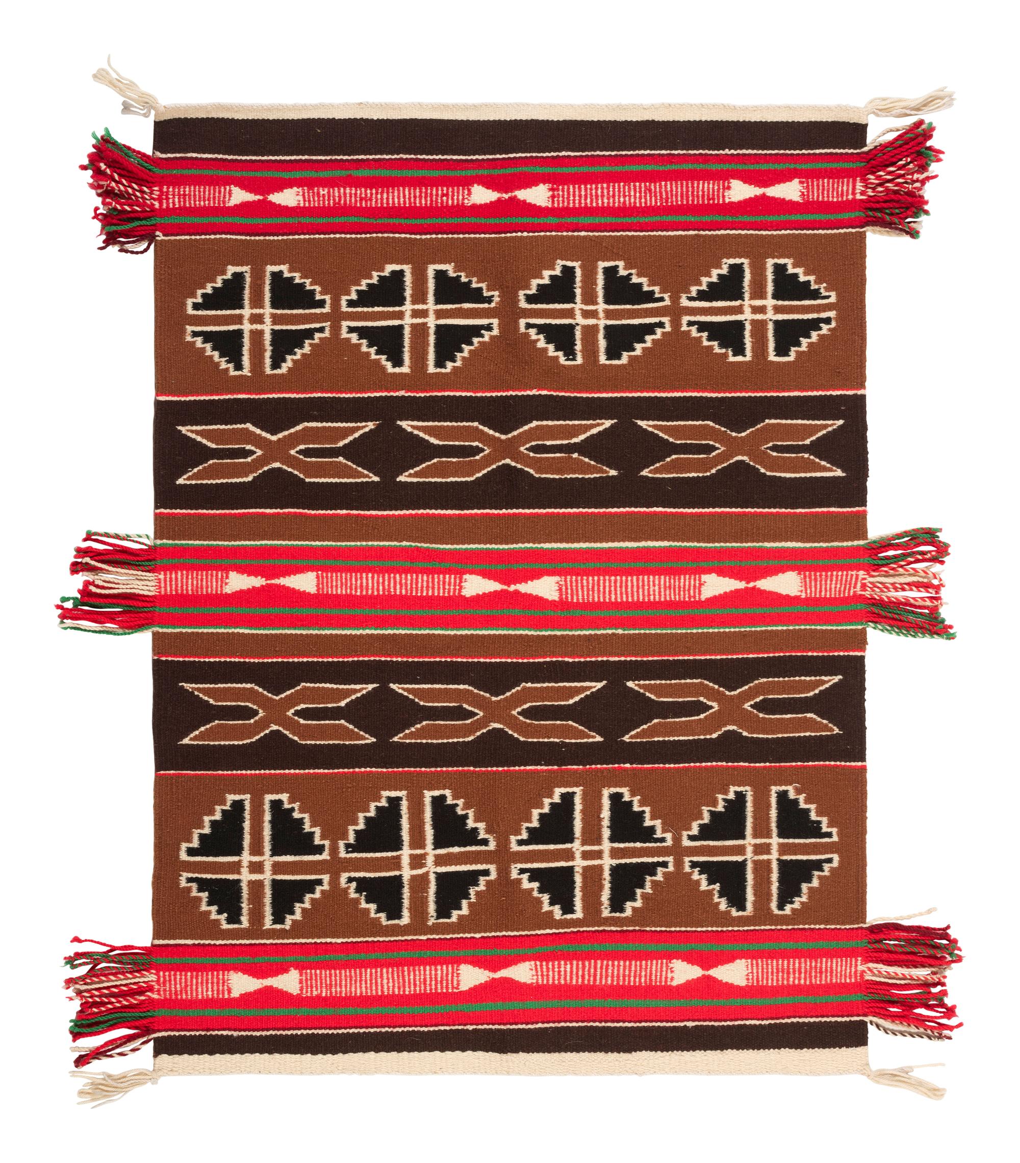 Navajo Regional Weaving, with Integrated Sashes