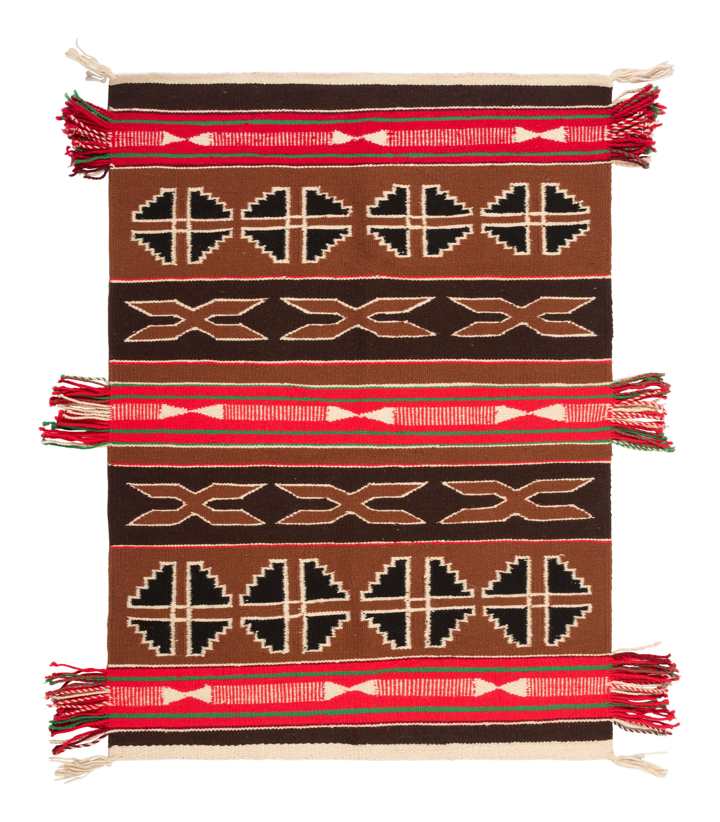 Navajo Regional Weaving, with Integrated Sashes