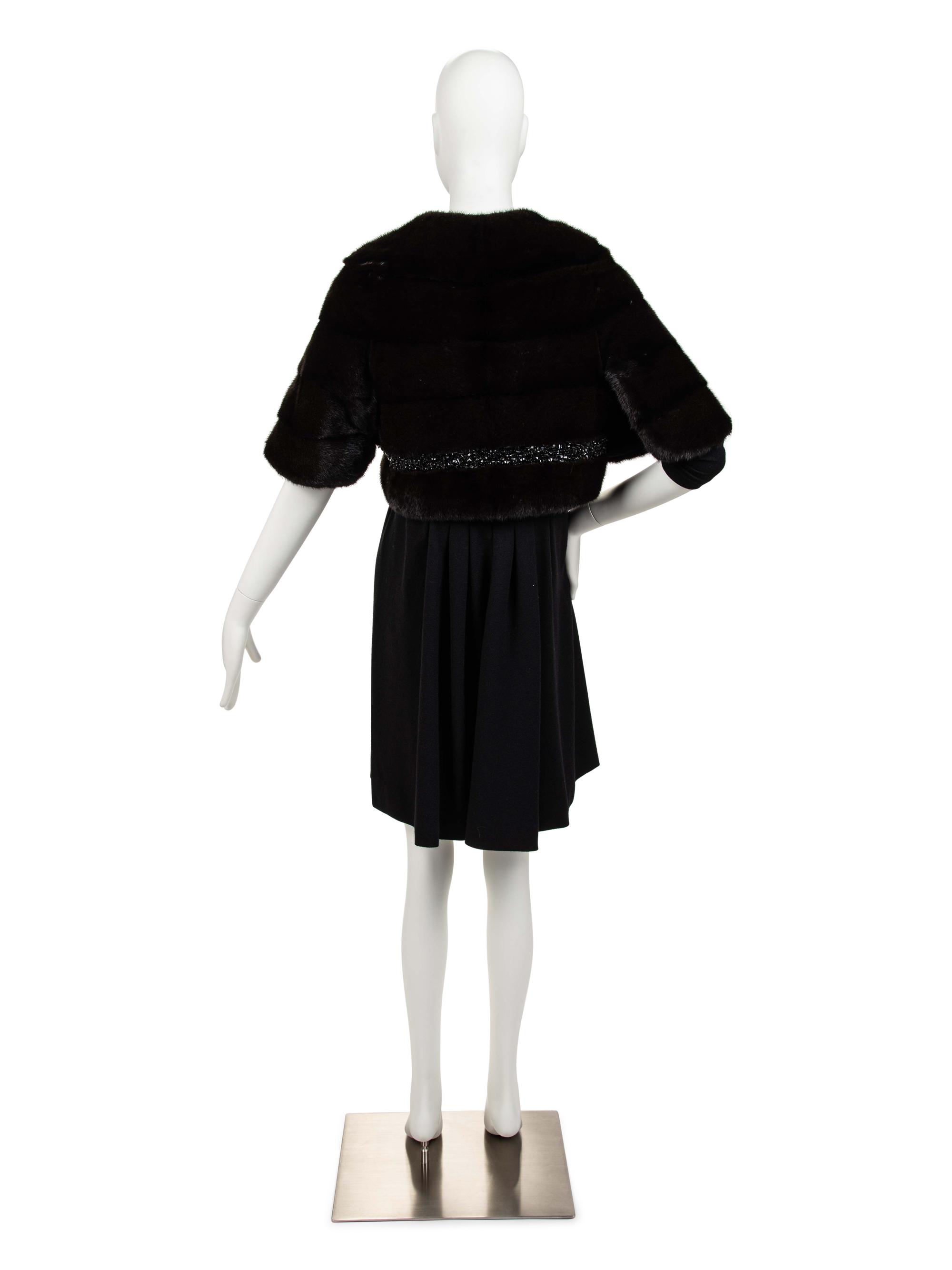 Two Fur Jackets and Two Stoles, Including Judith Leiber and Badgley Mischka