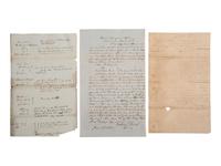 [SOUTH CAROLINA]. Group of 19th-century legal documents, including: