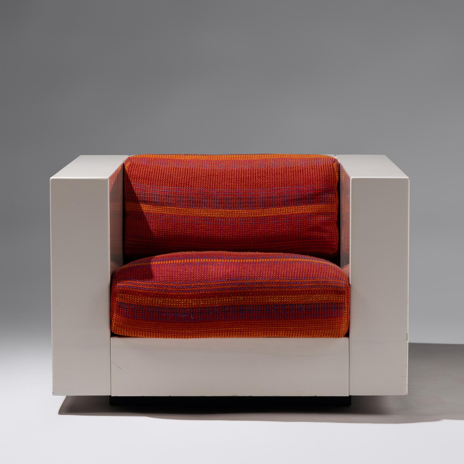 Saratoga cube chair Poltronova, distributed by Stendig Italy, 1964