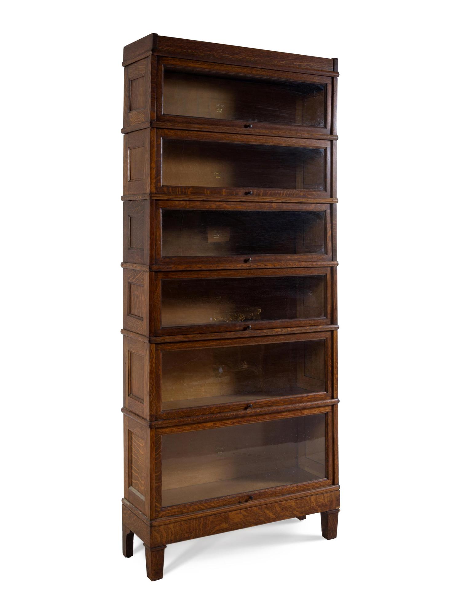 An Oak Barrister Bookcase
