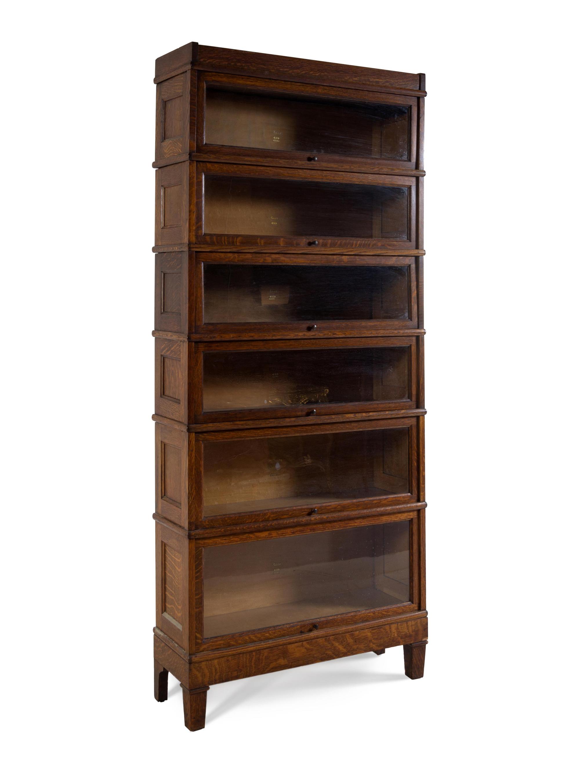 An Oak Barrister Bookcase