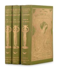 BLAKE, William (1757-1827). The Works of William Blake Poetic, Symbolic and Critical . Edwin John Ellis and William Butler Yeats, editors. London: Bernard Quaritch, 1893.