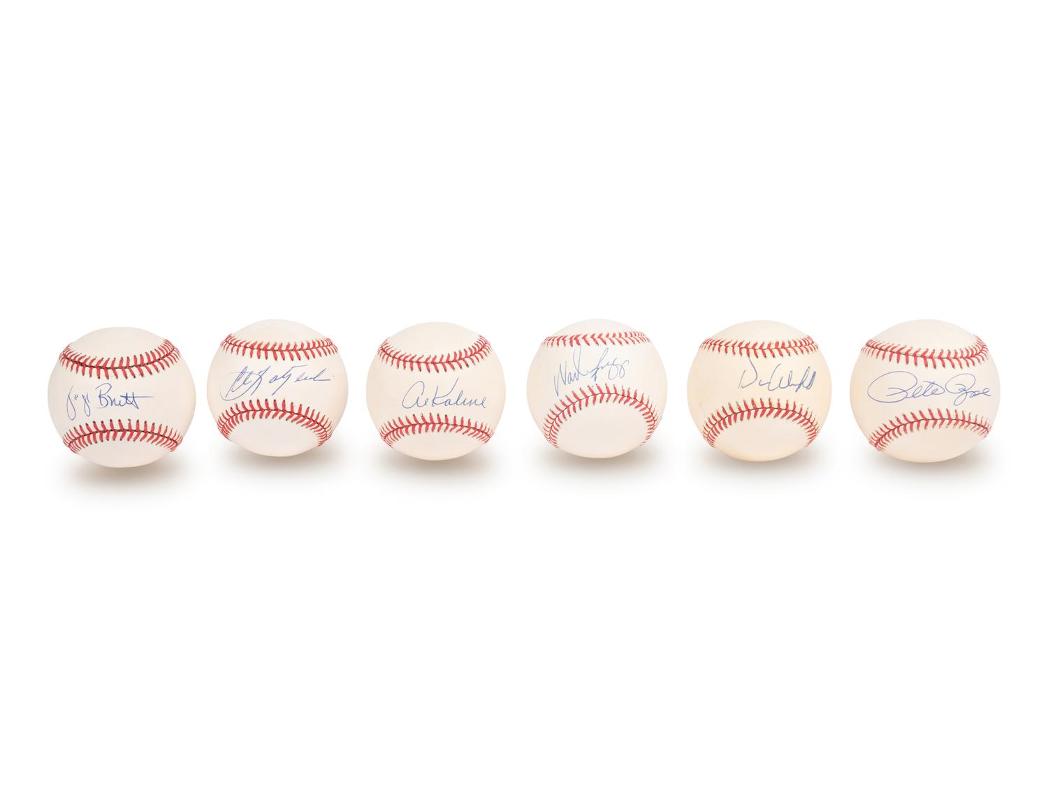 A Group of 3,000 Career Hit Signed Autograph Baseballs (Beckett Authentication Services BAS Certified),