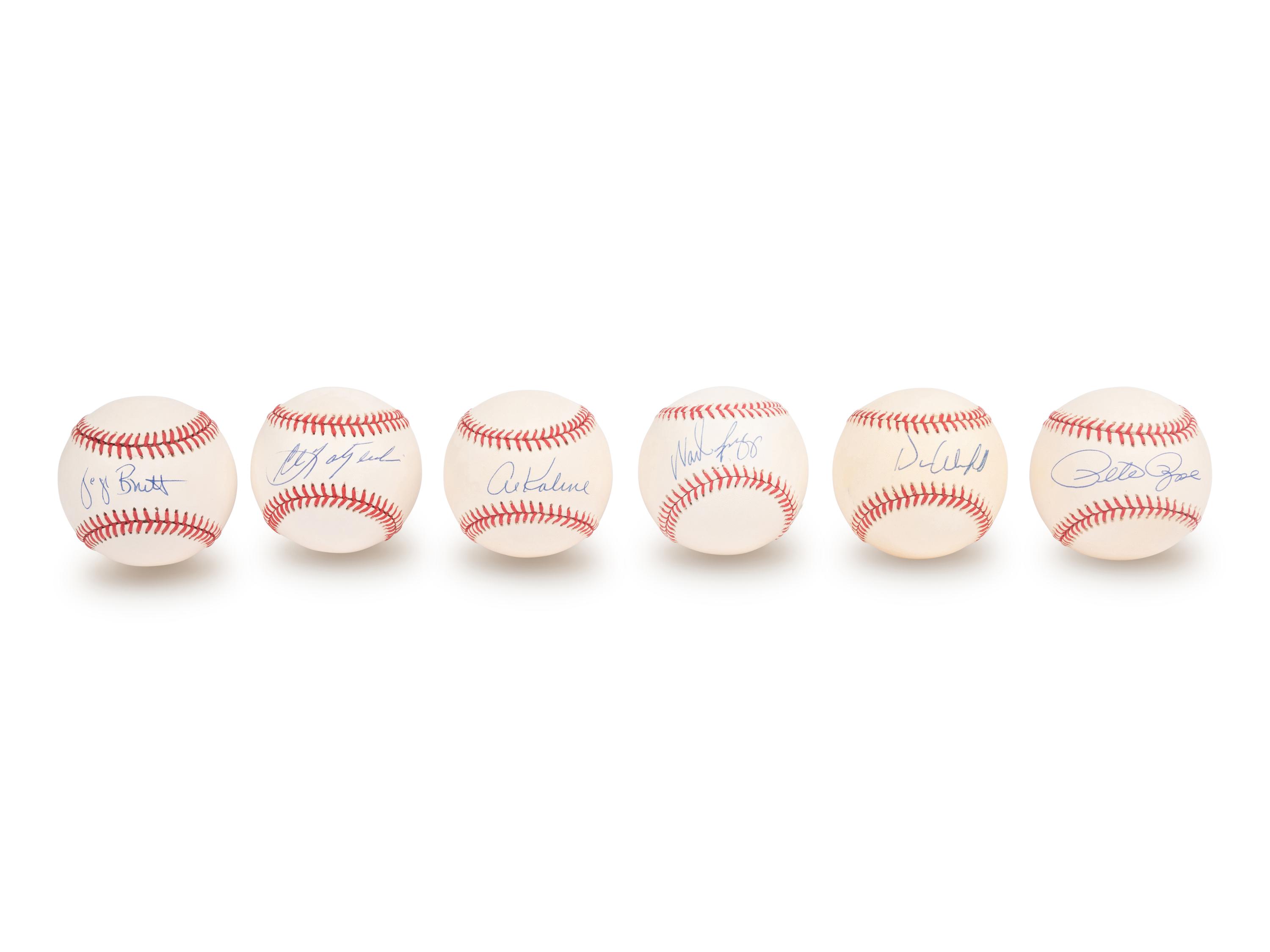 A Group of 3,000 Career Hit Signed Autograph Baseballs (Beckett Authentication Services BAS Certified),