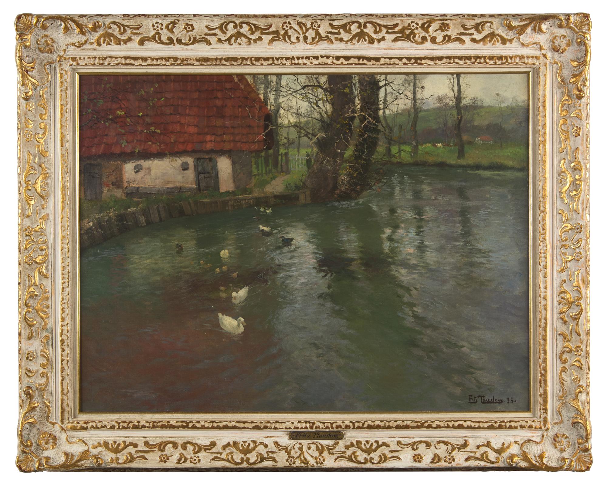The River Canche, by Montreuil-sur-Mer, 1895