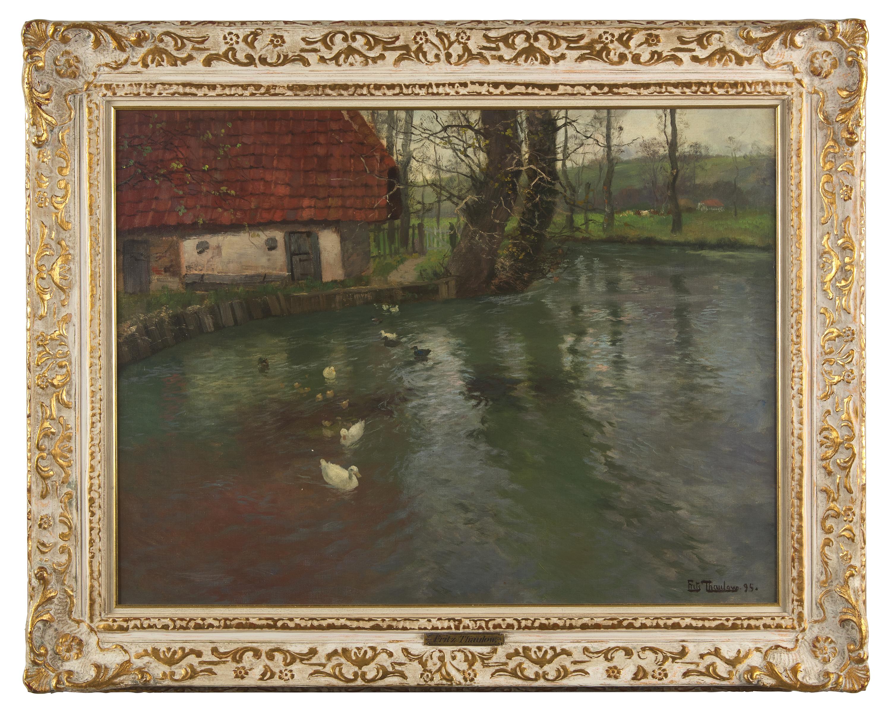 The River Canche, by Montreuil-sur-Mer, 1895