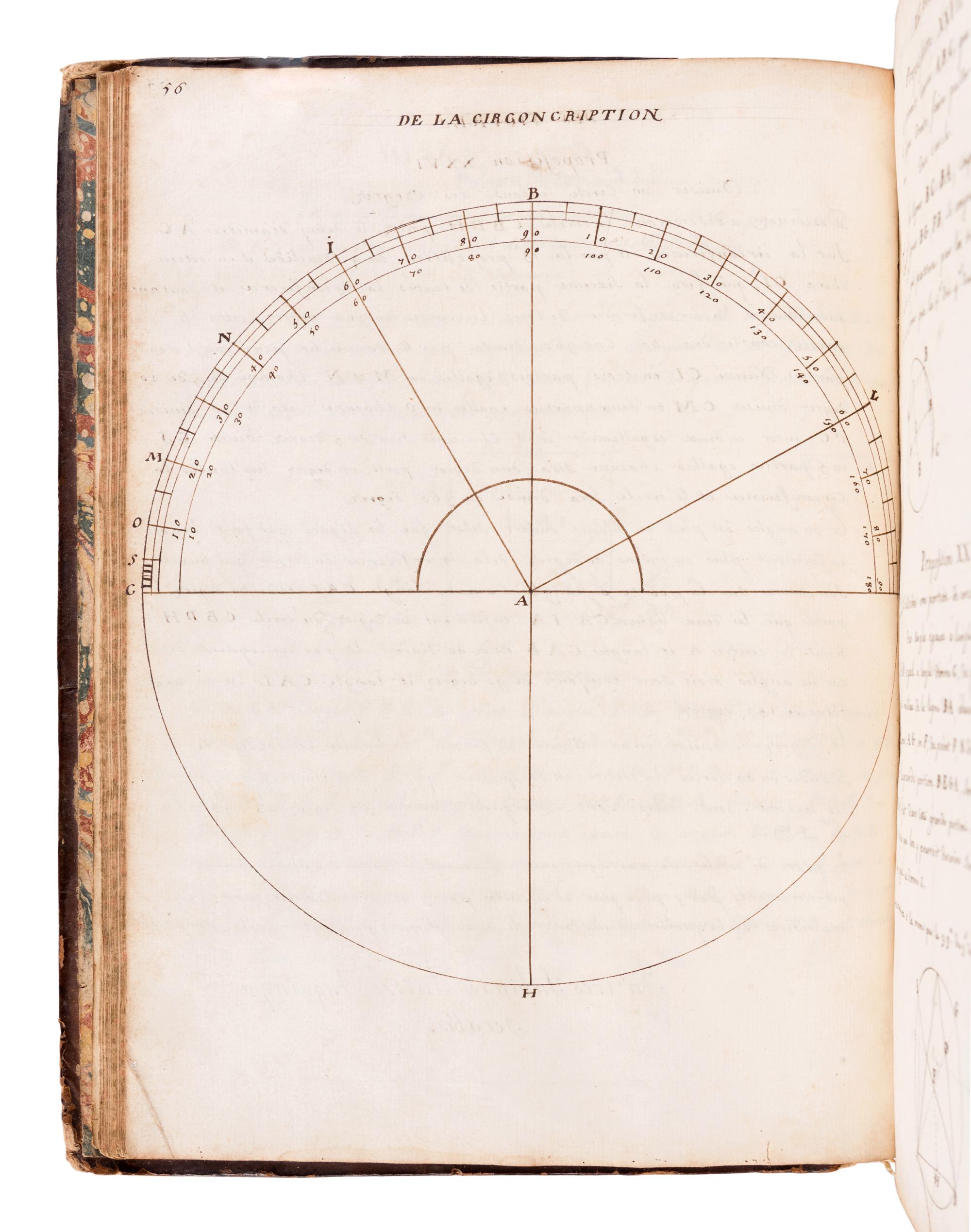 [MANUSCRIPT - MATHEMATICS]. MONTEGU, M.. "Gèométrie Royalle." N.p., 1701.