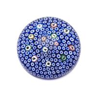 Baccarat, , carpet ground with many figural cranes paperweight, dated 1979