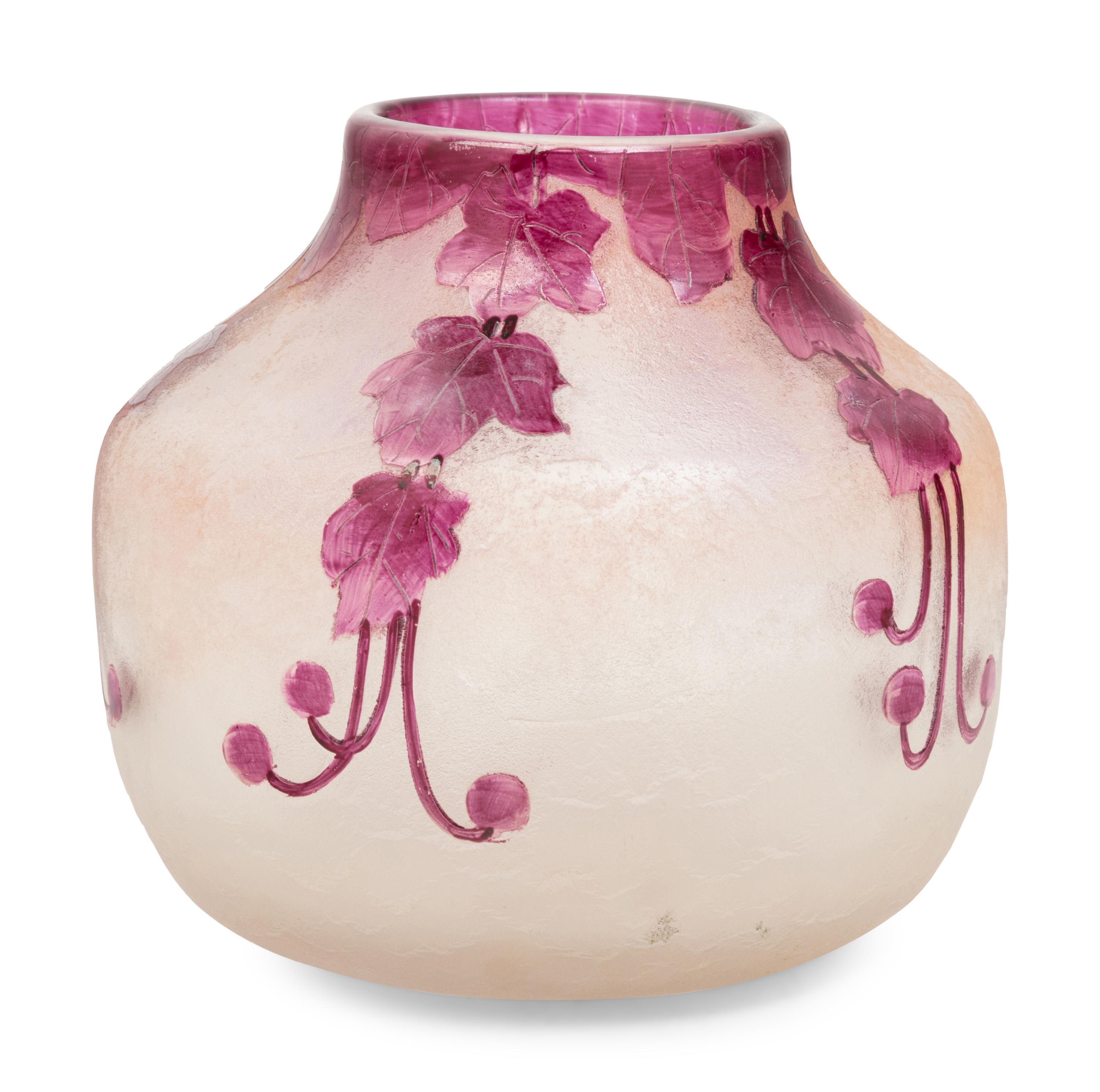 A Legras Cameo Glass Vase